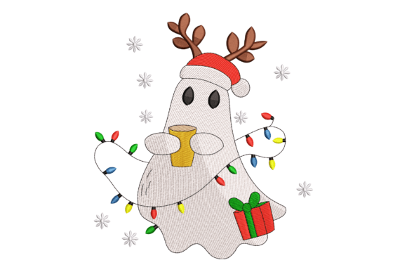 Christmas Ghost: A Charming Addition for Holiday Apparel