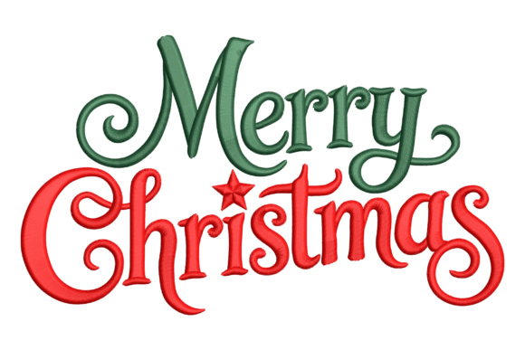 Christmas Text: A Festive Embroidery Design Review