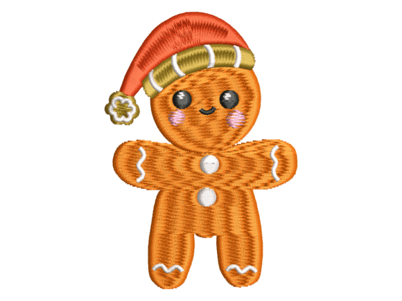 Gingerbread Bear Embroidery Design: A Festive Delight