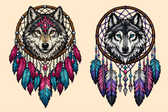 Review: Mandala Wolf Face Head Embroidery Png
