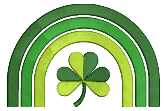 St. Patrick's Rainbow Clover: A Festive Touch