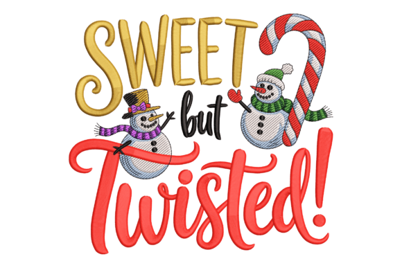 Sweet but Twisted: A Unique Embroidery Design