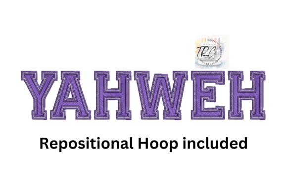 Yahweh Applique: A Touch of Faith in Embroidery